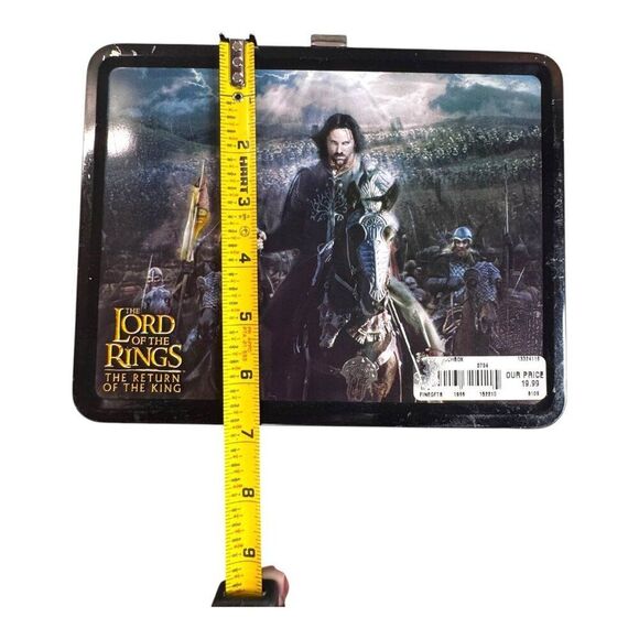 The Lord Of The Rings Return Of The King Metal Lunchbox Matching Thermos Set SEE - Picture 3 of 14
